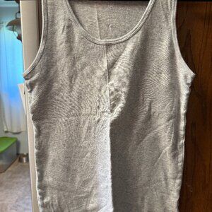 Set of 2! GAP Tank Tops - Light Gray and Heather Blue - Size L